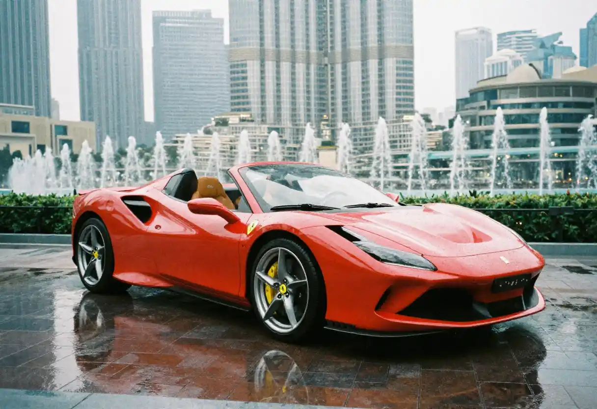 Ferrari F8 Tributo Spider To Rent In Dubai, UAE for Tourists